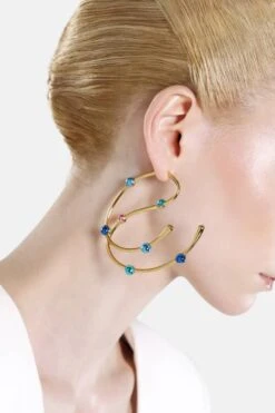 Casa Batlló Dangle Earrings In Gold