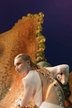 Casa Batlló Dangle Earcuff In Silver -Mam Originals Shop 1 MAM X BATLLO DRAGON 0026 diblqv