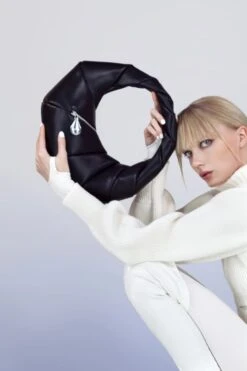 Black Leather Handbag