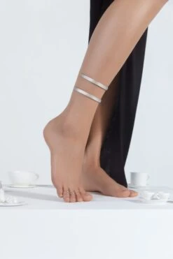 Silver Delicate Ankle Bracelet