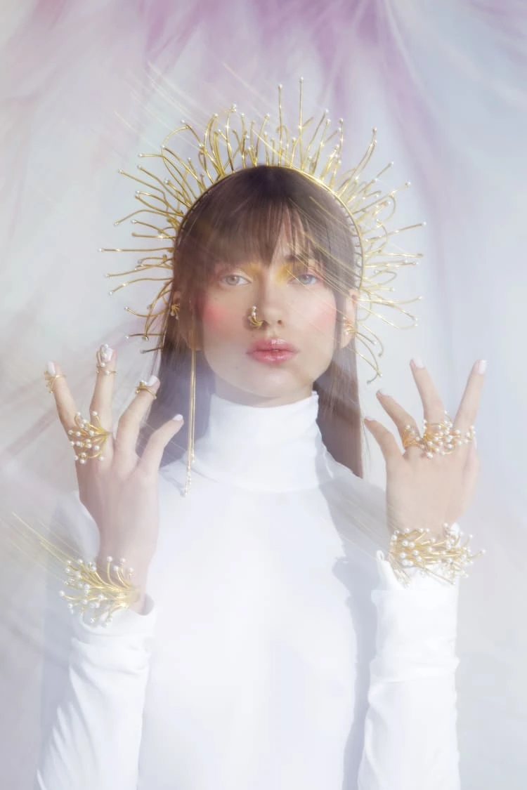 Mini Pearls Headband 2 Mini Pearls Headband - Image 2