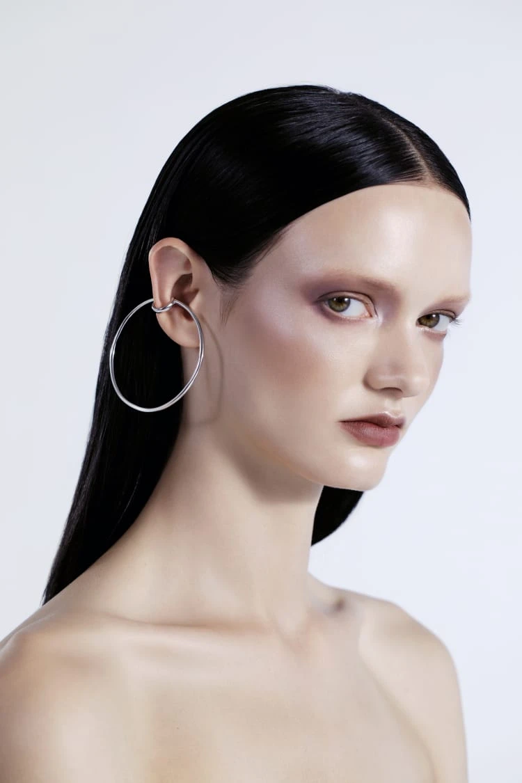 Large Silver Ear Cuff 1 Large Silver Ear Cuff