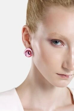 Casa Batlló Ball Earrings In Rose