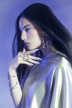 Large Silver Butterfly Ring -Mam Originals Shop 13 MAM BUTTERFLY1091 emzzme