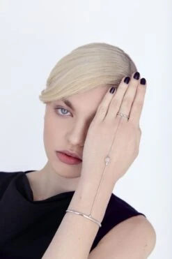 Silver Hand Bracelet Chain