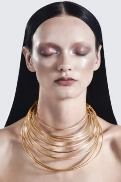 Gold Extra Bold Choker Coil