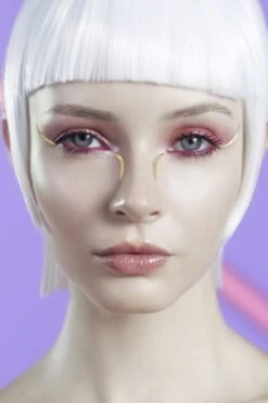 Jewelry Makeup In 24k Gold