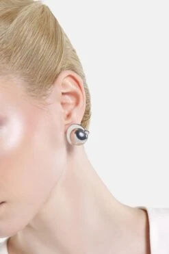 Casa Batlló Ball Earrings In Silver