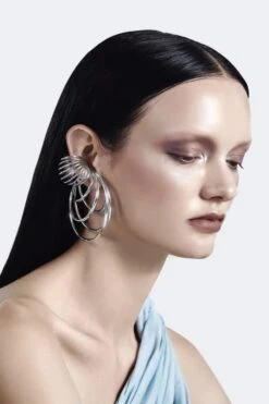 Silver Coil Sphere Ear Cuff -Mam Originals Shop 143 NEW ORBIT 2723 Azul ccw2at a12711ad 221d 44b9 9c55 0cdec6049aa7