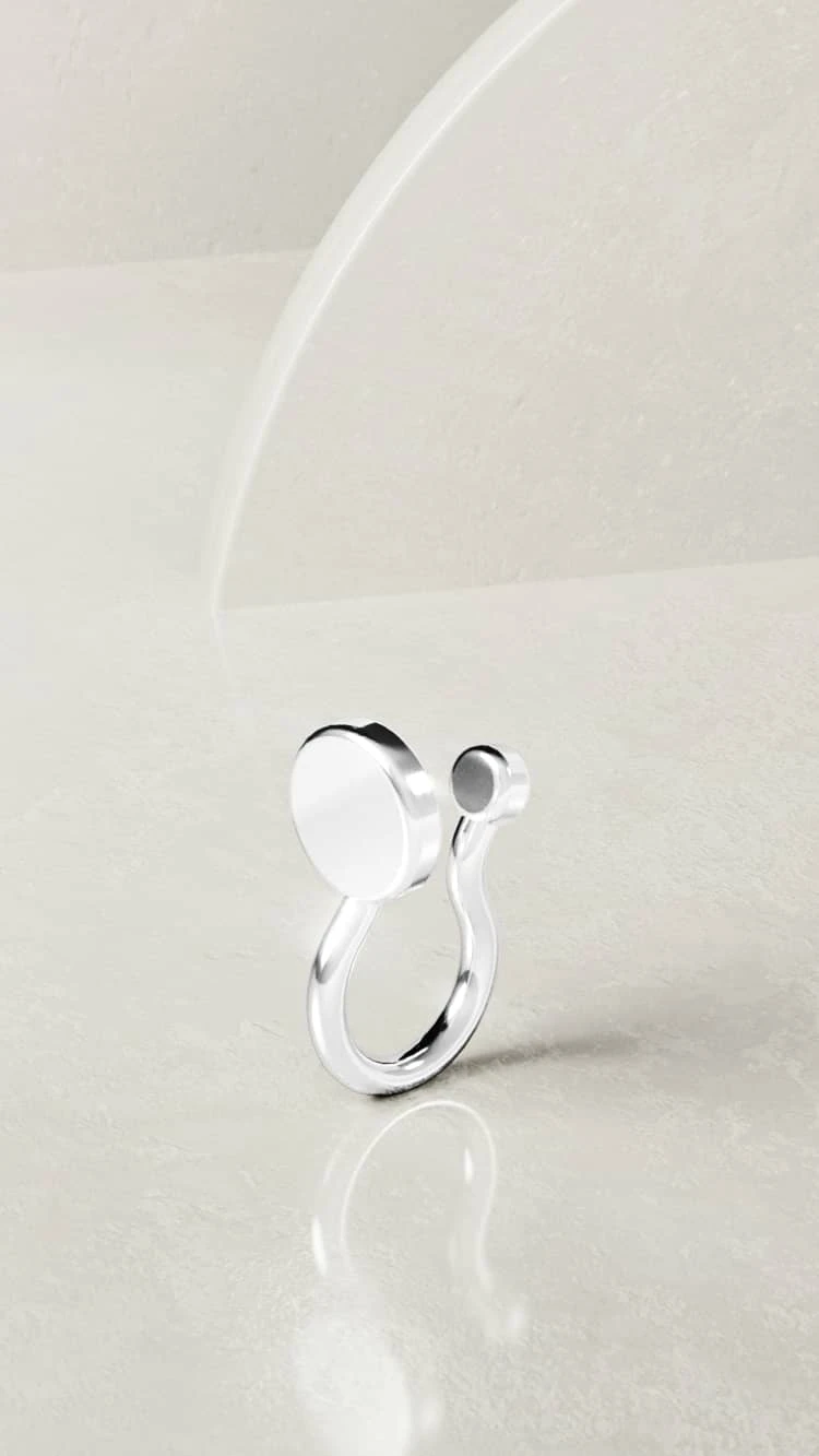 Silver Fake Lip Or Nose Ring 5 Silver Fake Lip Or Nose Ring - Image 5