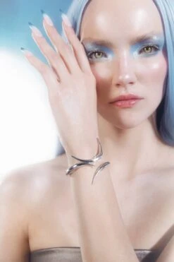 Silver Spiked Bracelet