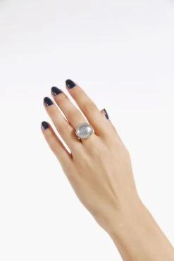 Silver Ball Ring