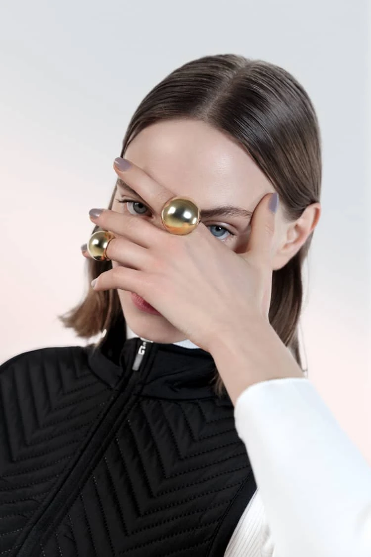 Gold Dome Ring 1 Gold Dome Ring