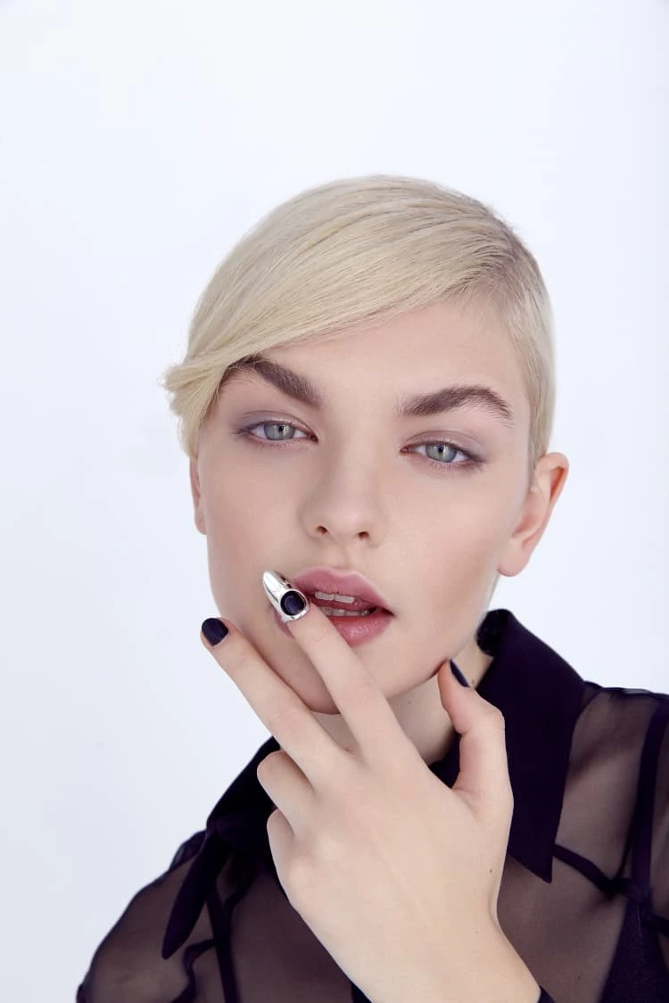 Minimalist Silver Nail Ring 2 Minimalist Silver Nail Ring - Image 2