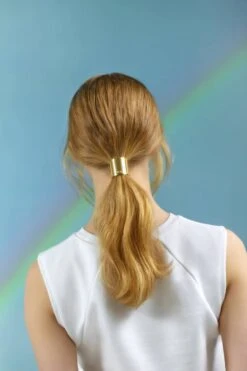 Small Gold Ponytail Cuff