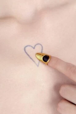 Minimalist Gold Nail Ring -Mam Originals Shop 22 SENSE1419 hccl9y