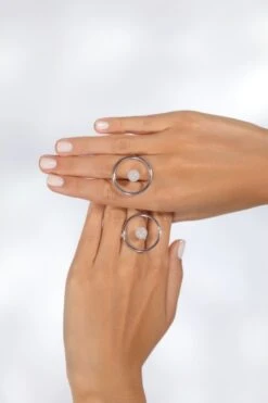 Silver Pearl Circular Ring -Mam Originals Shop 23 29 ICONS5776 r7ednf