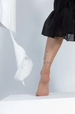 Silver Spiral Ankle Bracelet -Mam Originals Shop 23 EARTH ALICE6084 iqycmx