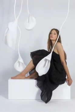 Silver Spiral Ankle Bracelet -Mam Originals Shop 24 EARTH ALICE6116 mxpgm3