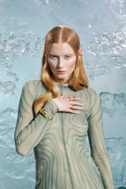 Puffed Gold Ring -Mam Originals Shop 24 MAM ATLANTIS 0839 Verde idp24z