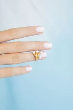 Pearls Nail Ring