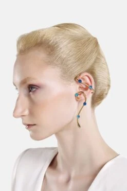 Casa Batlló Dangle Earcuff In Gold