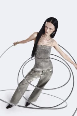 Silver Extra Bold Choker Coil -Mam Originals Shop 26 NEW ORBIT 0486 Azul hfyoc7