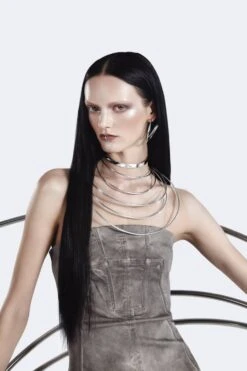 Silver Extra Bold Choker Coil