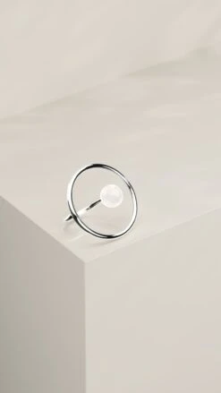 Silver Pearl Circular Ring -Mam Originals Shop 2 j8nwo9