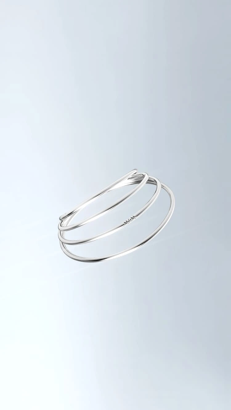 Silver Spiral Ear Cuff 5 Silver Spiral Ear Cuff - Image 5