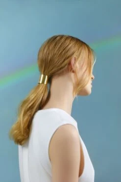 Small Gold Ponytail Cuff -Mam Originals Shop 3 AMULET IRIS03091 xomybi