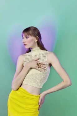 Gold Big Heart Shaped Ring 7 Gold Big Heart Shaped Ring -Mam Originals Shop 30 HEARTS4453 nmv8y7