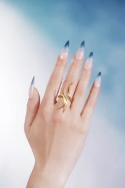 Gold Spiked Ring