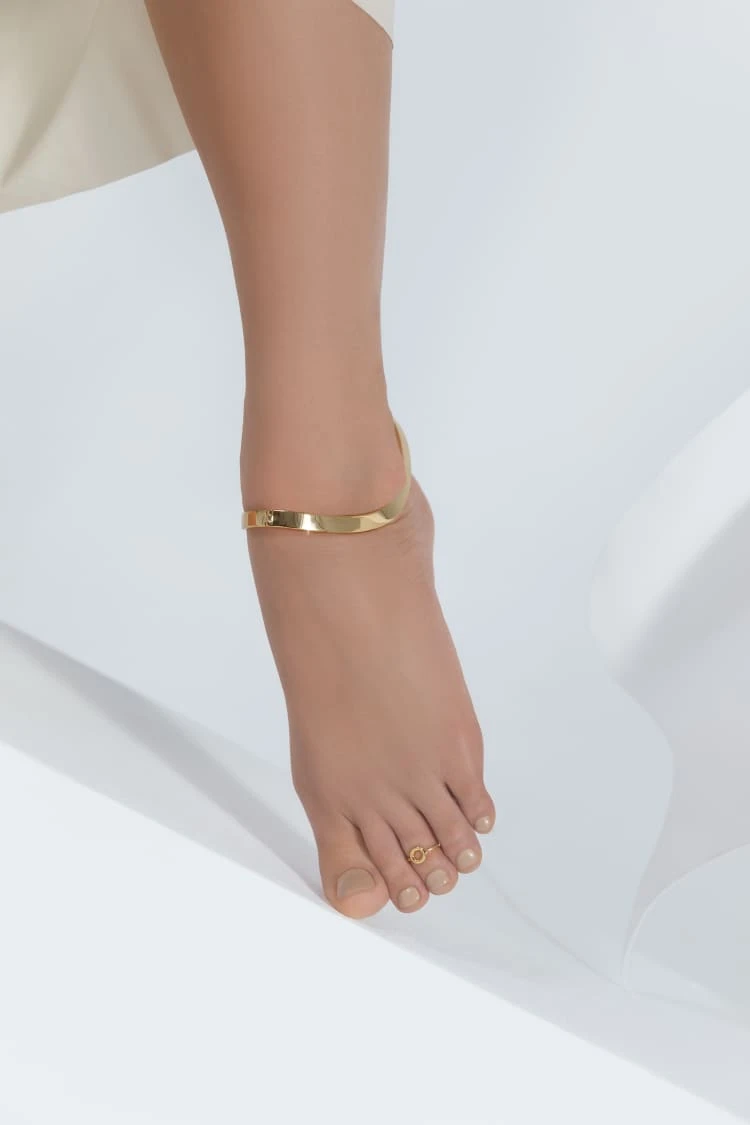 Gold Anklet Bangle 1 Gold Anklet Bangle
