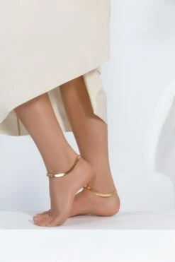 Gold Anklet Bangle 8 Gold Anklet Bangle -Mam Originals Shop 32 EARTH ALICE6420 drmh9w