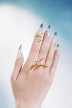 Gold Spiked Long Ring -Mam Originals Shop 33 62 MAM COMET1403 ity182