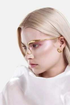 Drop Face Jewelry - Gold