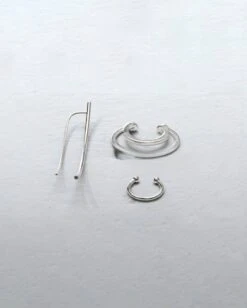 Silver Set Of Ear Cuffs 6 Silver Set Of Ear Cuffs -Mam Originals Shop 360 ff2q43