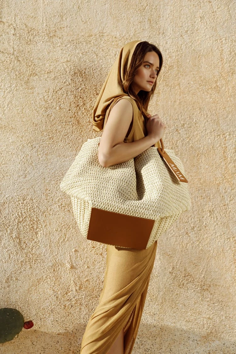 Raffia Tote Bag 4 Raffia Tote Bag - Image 4