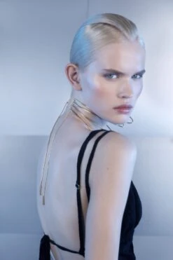 Gold Collar Choker Necklace