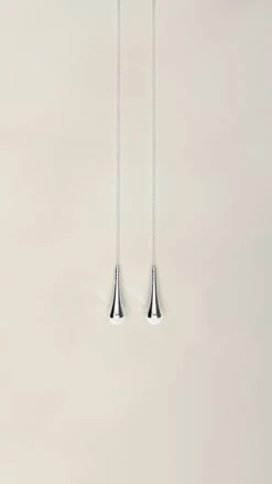 Silver Drop Earrings With Pearl