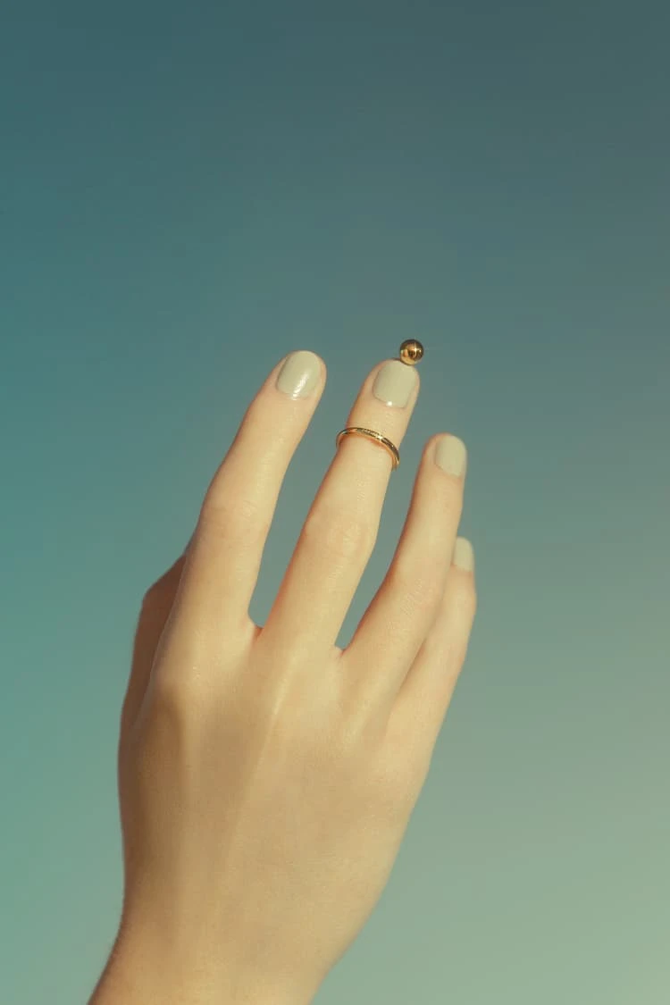 Gold Nail Ring 1 Gold Nail Ring