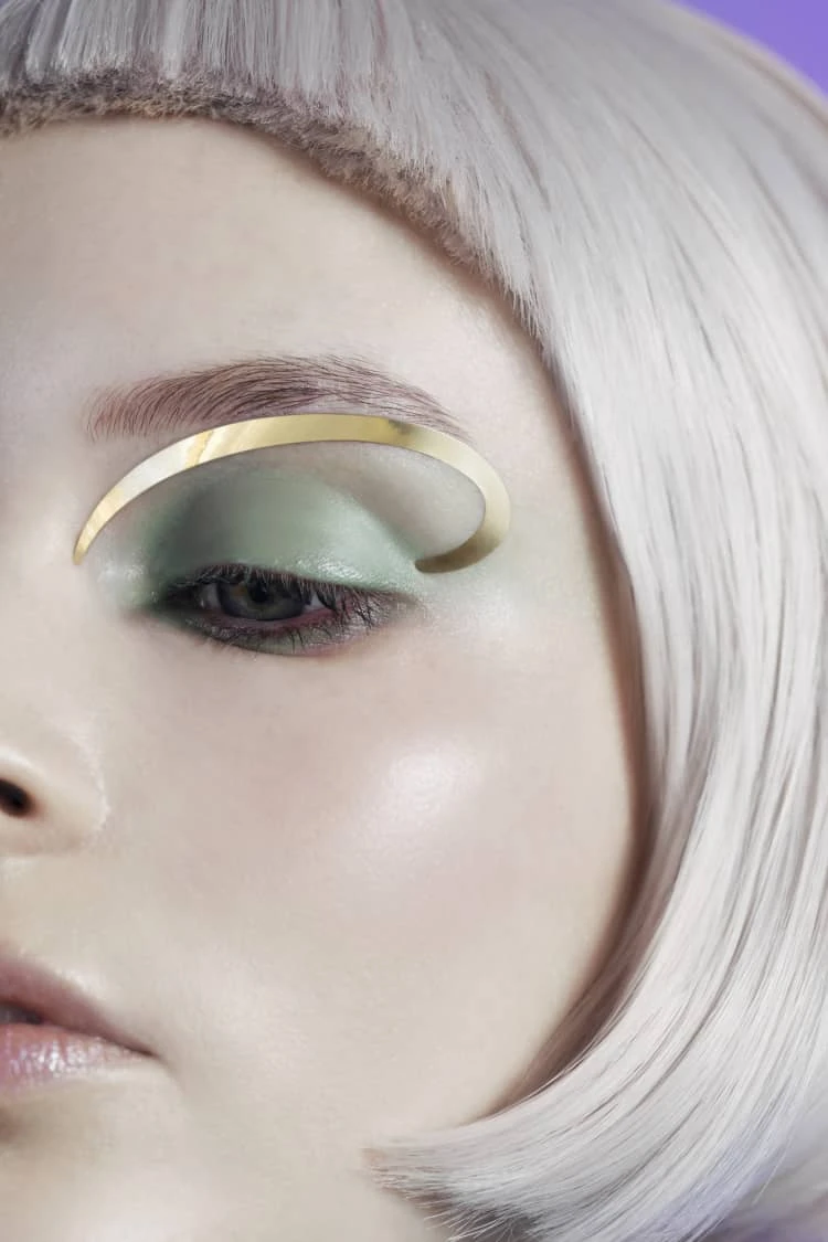 Eye Makeup In 24k Gold 2 Eye Makeup In 24k Gold - Image 2