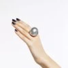 Silver Chunky Ball Ring