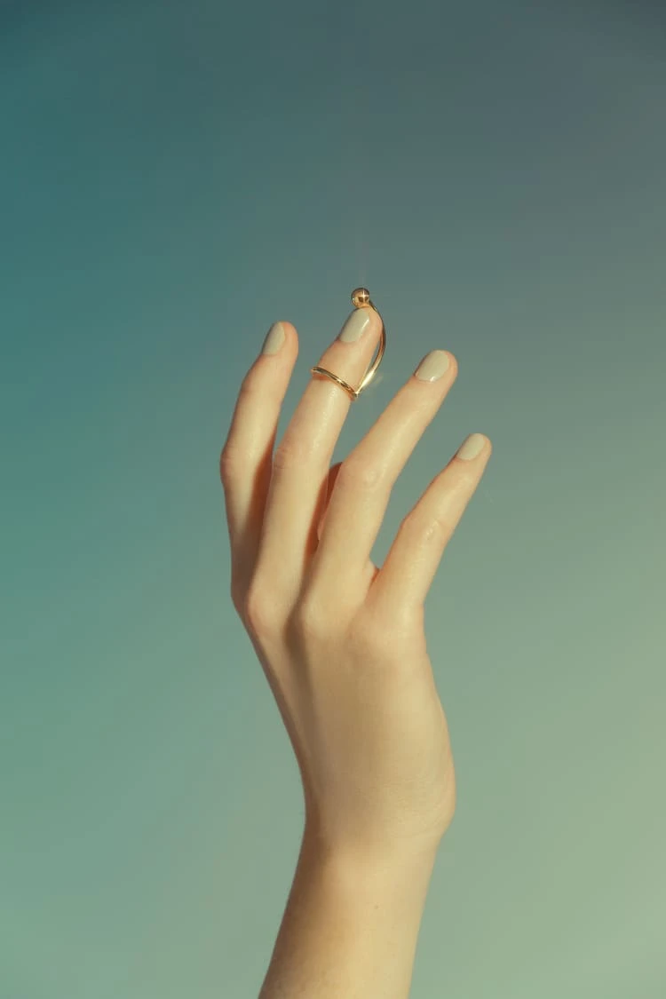 Gold Nail Ring 3 Gold Nail Ring - Image 3