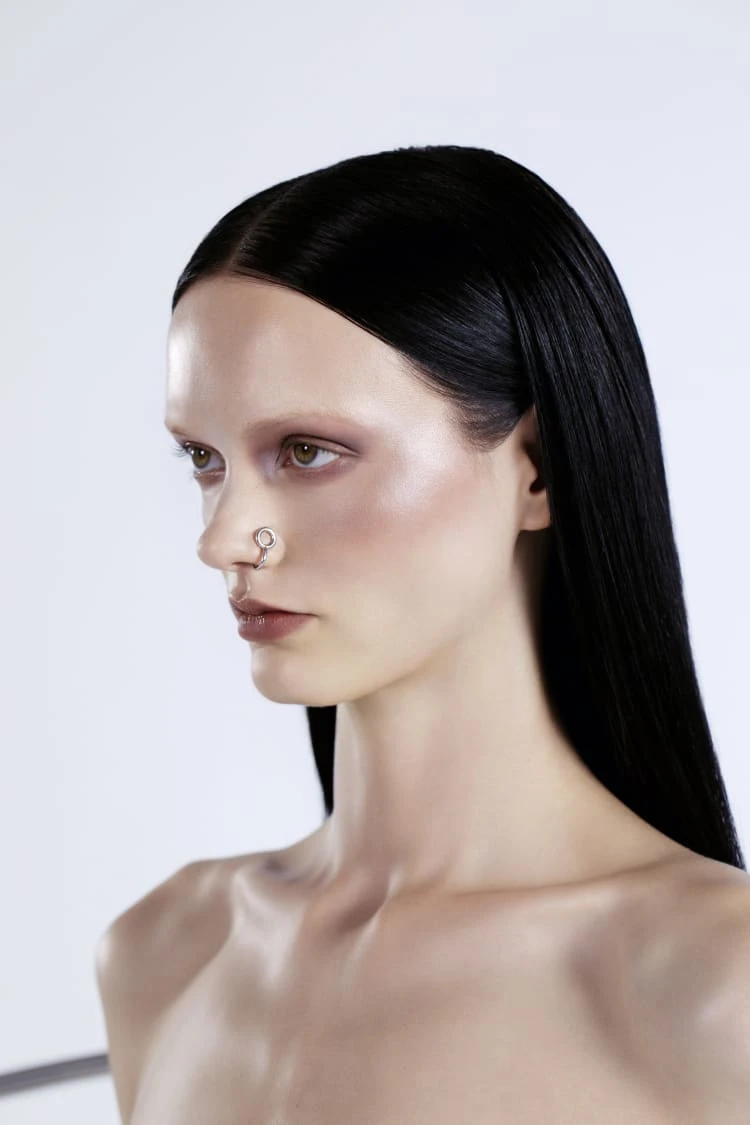 Silver Rounded Lip Cuff Jewelry 3 Silver Rounded Lip Cuff Jewelry - Image 3