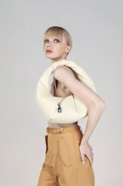 Beige Leather Handbag -Mam Originals Shop 45 TWISTED1794 en8jpj