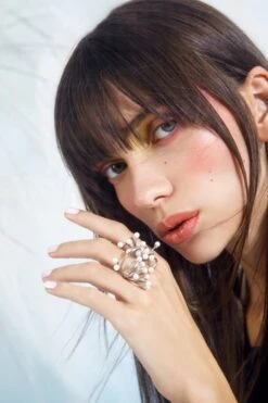 Silver Mini Pearls Ring -Mam Originals Shop 46 43 WISH1744 z6wh8l