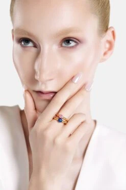 Casa Batlló Ring In Gold And Blue -Mam Originals Shop 46 BATLLO 0410 ltan3v