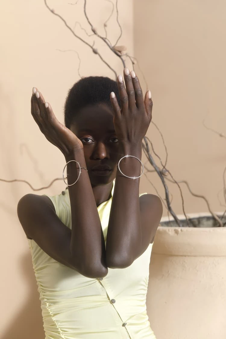 Silver Round Bracelet 2 Silver Round Bracelet - Image 2